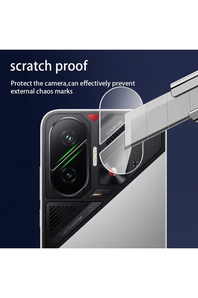 erorex 2 Pieces For Poco F7 5G Tempered glass 1-2Pcs 3D Camera Glass Protector for POCO F7 Back Lens Cover - Image 3