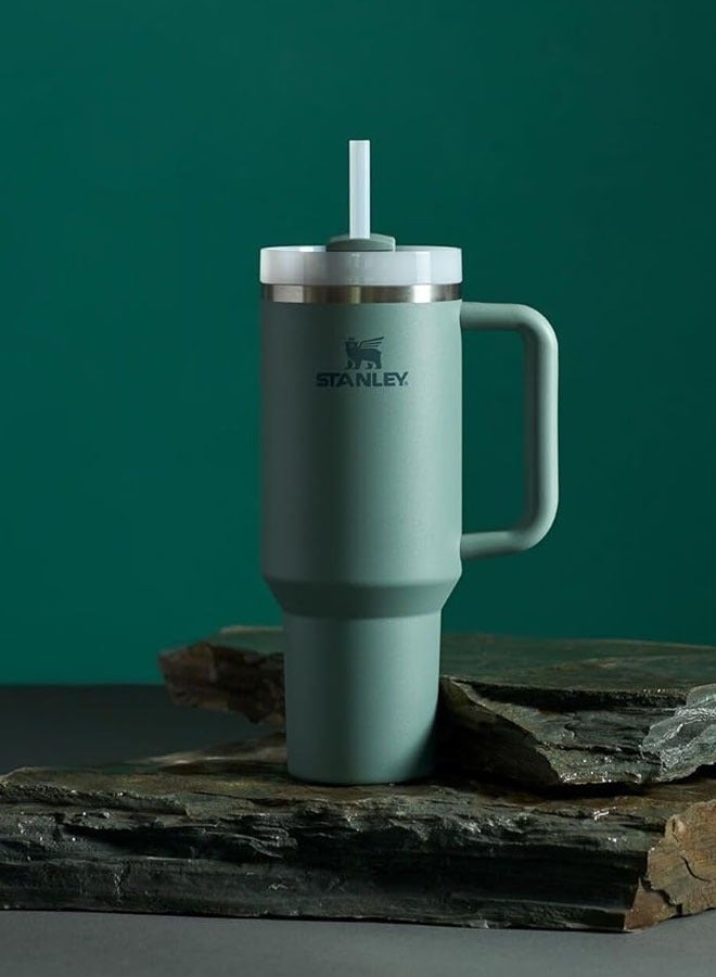 Stanley Quencher H2.0 FlowState Stainless Steel Vacuum Insulated Tumbler with Lid and Straw for Water, Iced Tea or Coffee, Smoothie and More, 40 oz  - Image 1