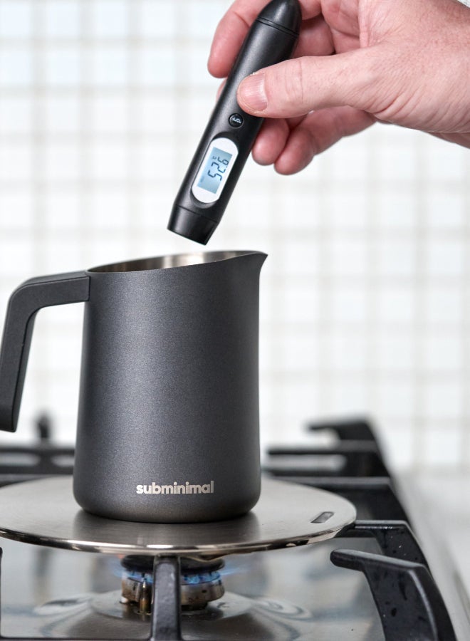 subminimal Contactless Milk Thermometer for Steaming Milk & Coffee |Smart, Portable, Lightweight Barista-Grade, Clean-Free Instant Milk Temperature w/ Coffee Thermometer | Battery Included - Image 3