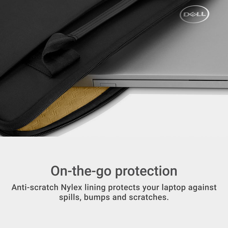 Dell 15-16 EcoLoop Pro Sleeve - CV5623 - Organizer, Front Zippered Pocket, Weather-resistant, Luggage Pass Through, Padded Carry Handles, Detachable Shoulder Strap, Nylex Lining Material - Black - Image 5