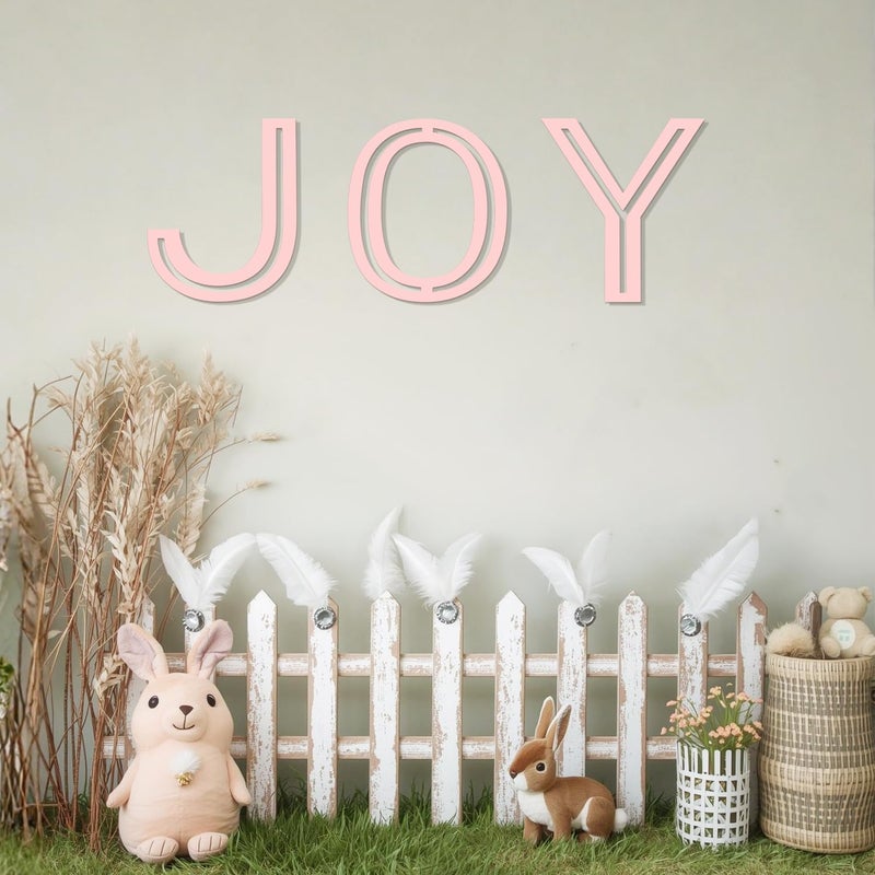 She Love Wooden Letters 12 Inch,1/5 Inch Thick Large Wood Letter R Cutouts Unfinished Wooden Alphabet Letters for Wall Decor Crafts DIY Painting Birthday Party Nursery Holiday Big Home Decorations - Image 5