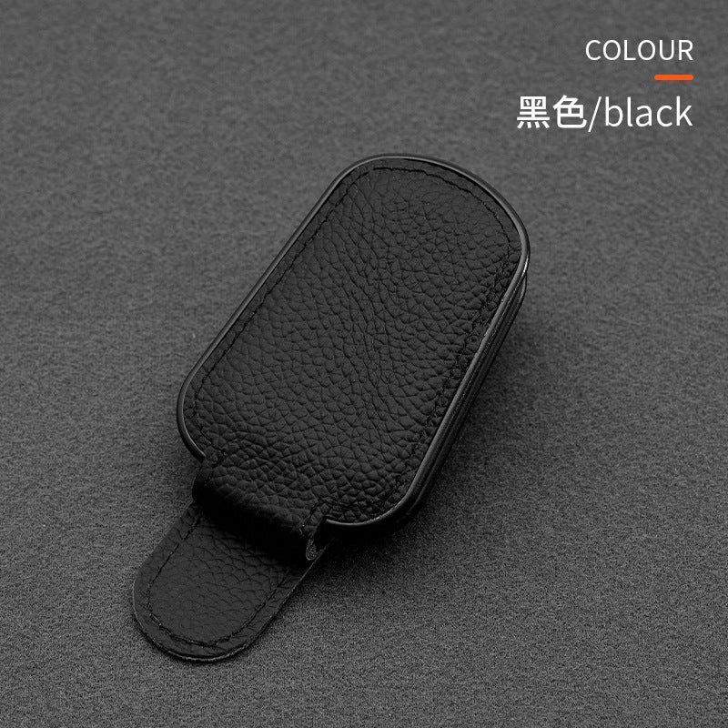 Car Glasses Holder Multi-Function Vehicle Sunglasses Holder Car Inner Sun Visor Sunglasses Case Storage Card Holder - Image 1