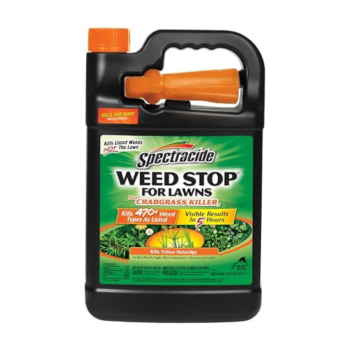 Spectracide Weed Stop For Lawns Plus Crabgrass Killer, 1 Gallon, Ready-To-Use Formula Kills More Than 470 Types Of Weeds As Listed Including Dandelion, Chickweed, Clover, Crabgrass And Yellow Nutsedge - Image 4