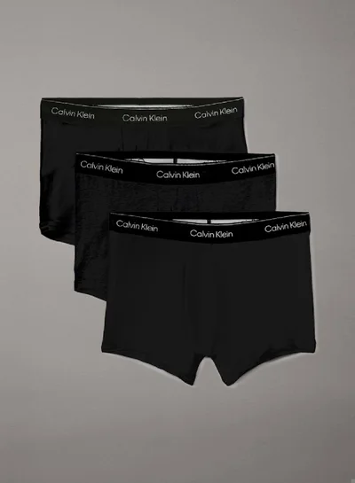 CALVIN KLEIN 3 Pack Trunks - Icon Cotton Stretch