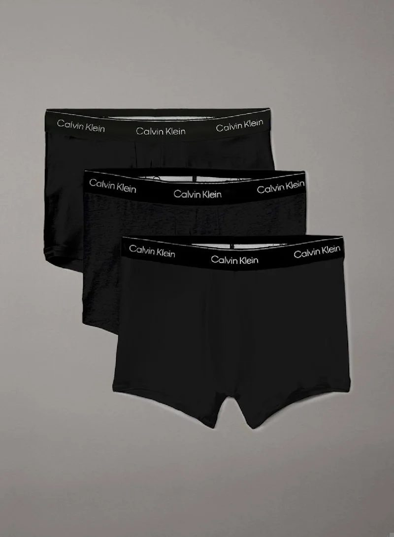 CALVIN KLEIN 3 Pack Trunks - Icon Cotton Stretch