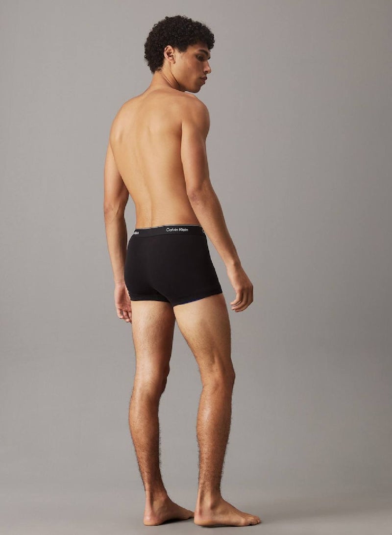 CALVIN KLEIN 3 Pack Trunks - Icon Cotton Stretch  - Image 2