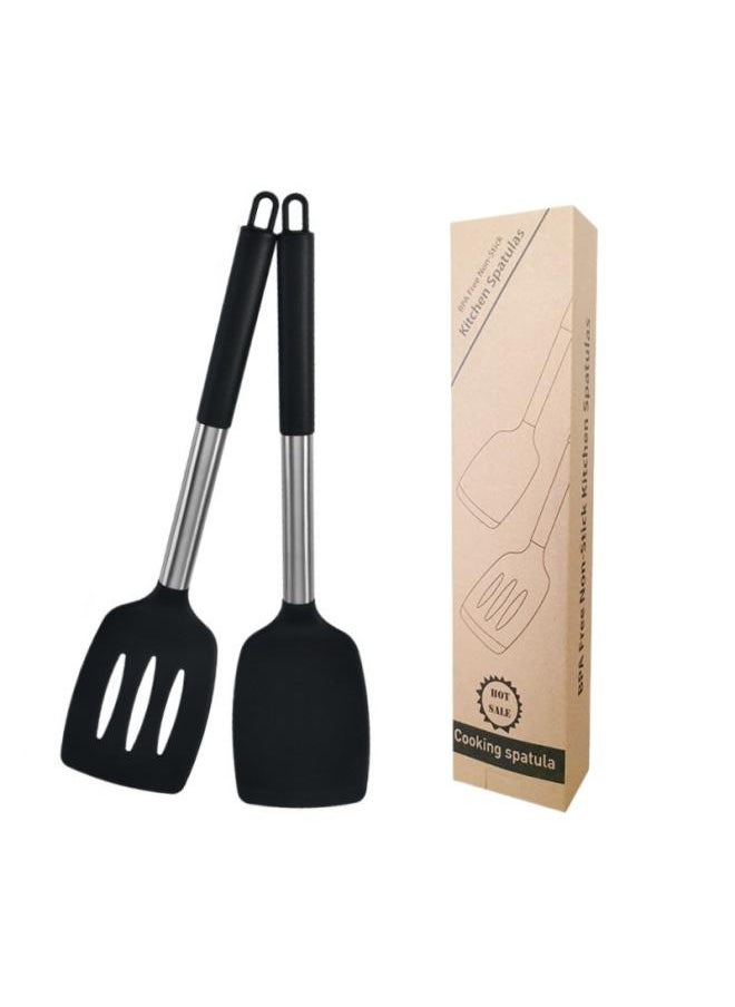Generic - Silicone Shovel Cooking Kitchenware Leakage Shovel Dense Shovel Fried Fish Fried Egg Shovel Non-stick Pan Shovel Stir-frying Pot Silent Shovel - Image 1