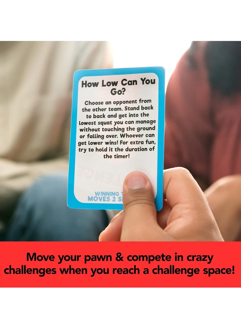 MAGIC VAULT لعبة بيت ذا بارينتس – تريفيا وتحديات ممتعة للأطفال والبالغين (الأعمار 6+) – تشمل 200 بطاقة، لوحة اللعبة، مؤقت، لوحة المراهنة وعلامة – مثالية لليالي العائلية والحفلات - Image 5