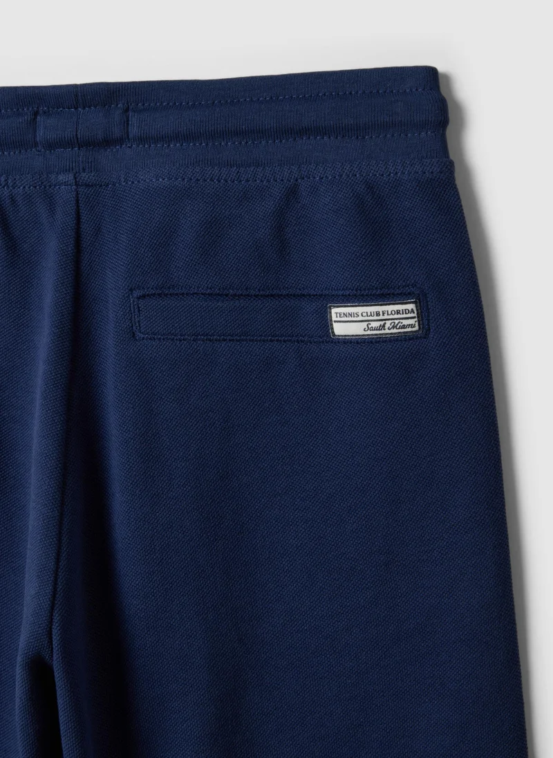 Ovs  OVS Children'S Regular Fit Blue Pure Cotton Shorts for Men | Best Price UAE