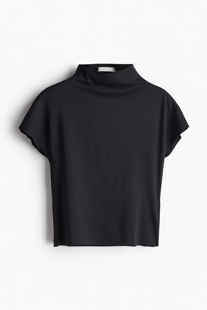 H&M Turtleneck Jersey Top