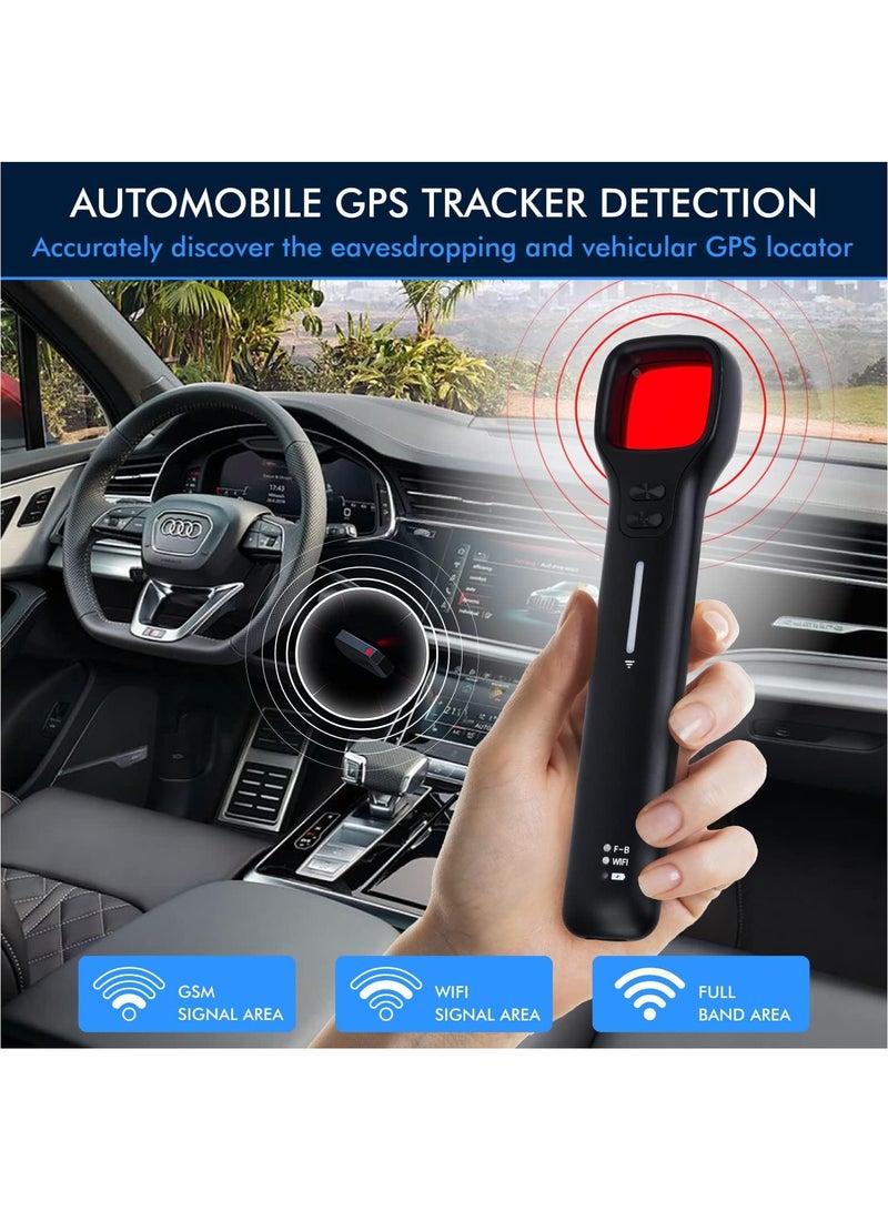 Boyi Hidden Camera Detectors, 7 Sensitivity Levels, Hidden Camera Finder Vibration Alarm, Bug Detector, RF Detector, Anti Spy Detector, GPS Tracking Detector, Bug Sweeper Detector  - Image 4