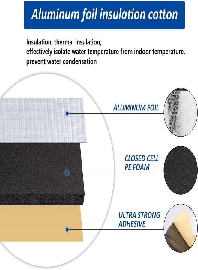 FADUOALI Toilet Tank Liner Toilet Anti Condensation Kit 40 x 16 Inch Toilet Tank Insulation Kit for Stop Condensation Preventing Water Damage to Floors - Image 5