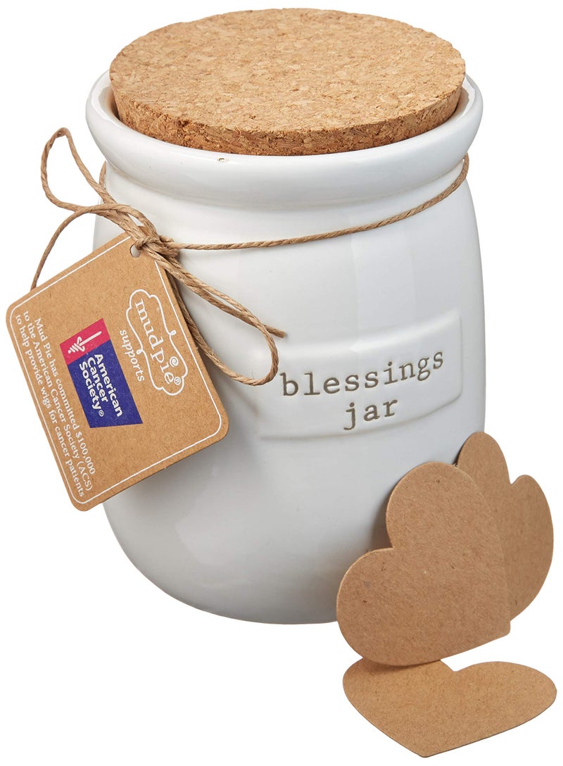 mud pie Mud Pie Inspirational Count Your Blessings Jar Set 