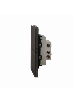 Donmarco 2 Gang 2 Way Light Switch – Ultra Thin Premium Plastic Material, Modern & Durable, Fire-Resistant Electric Switch, 15-Year Warranty, Wall Switch for Home and Office (Matt Black)  - Image 2