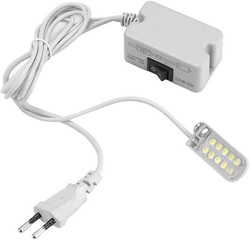klarako o LED Sewing Working Light, 10LED Magnetic Mounting Base Machine Lamp Multifunctional Flexible Gooseneck Work Lamp for Drill Presses - Image 1