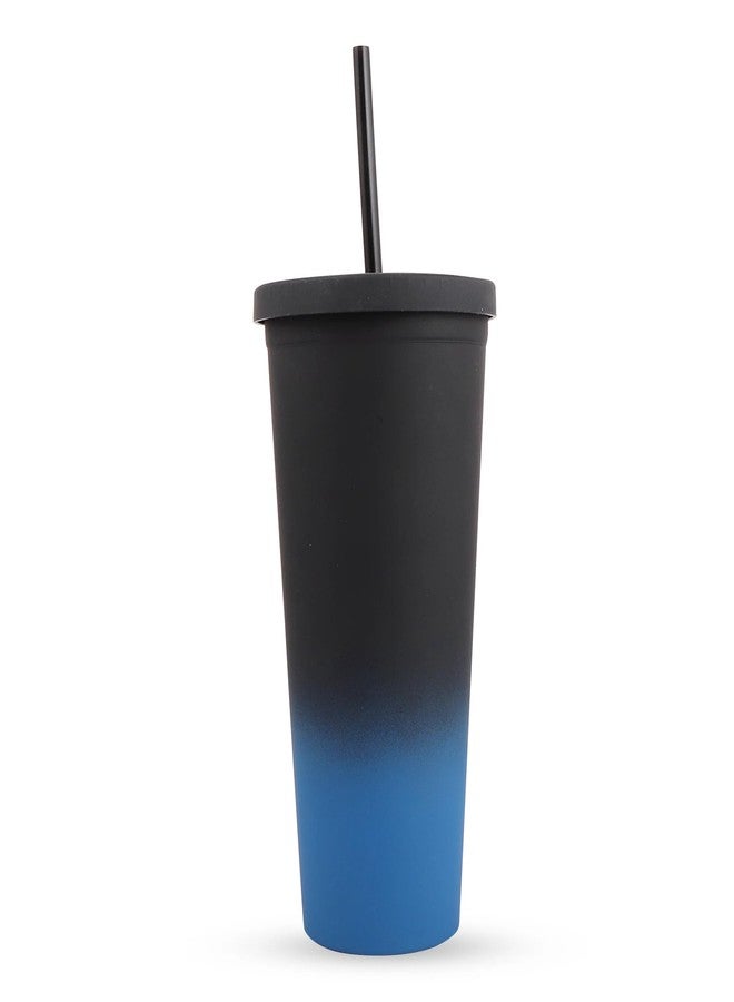 HAMSTER LONDON Ombre Black Sipper | Stylish & Holographic Design | Portable, Durable, and Spill-Proof | 750ml Capacity for School, Office, Travel, and Gym - Image 4