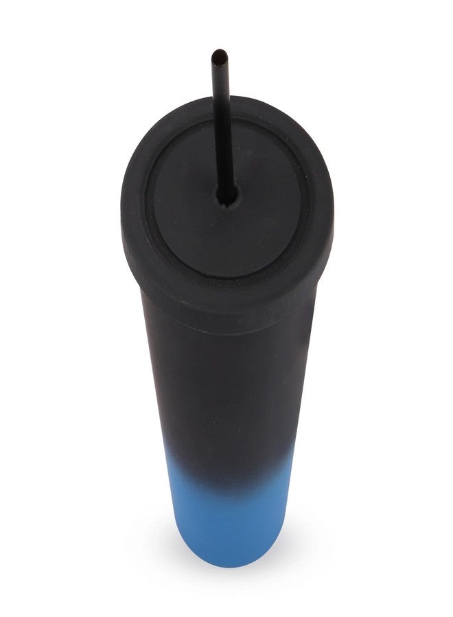 HAMSTER LONDON Ombre Black Sipper | Stylish & Holographic Design | Portable, Durable, and Spill-Proof | 750ml Capacity for School, Office, Travel, and Gym - Image 2