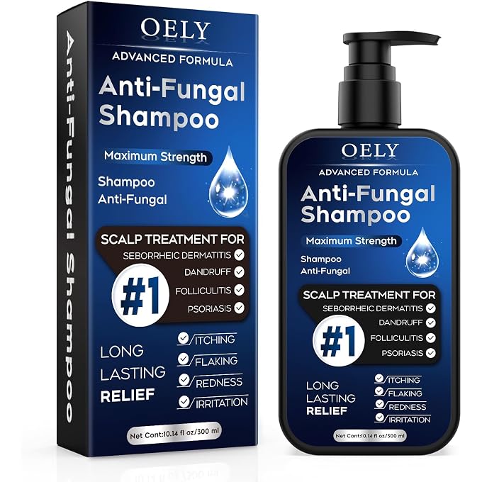 STRBOXONG Antifungal Shampoo for Seborrheic Dermatitis, Folliculitis Fresh - Image 1