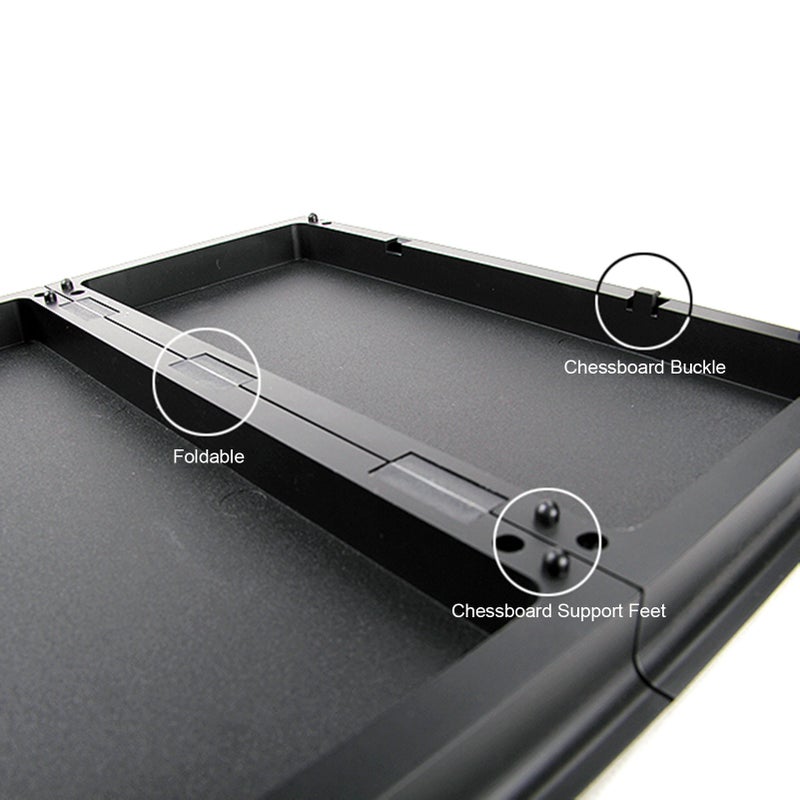 Magnetic Chess Set Foldable Felted Chess Game Board Set Portable Travel Outdoor Gift Toy - Image 3