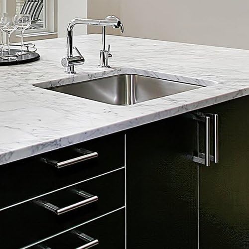 Houzer Club Stainless Steel Kitchen Sink for Bar & Prep: 17 Inch Undermount Single Bowl Sink with Strainer, Durable & Versatile, Essential for Home & Apartment: MS-1708-1 - Image 5