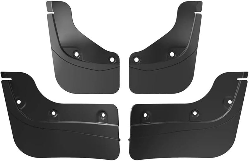 مجموعة حواجز الطين الخلفية تسلا موديل واي 2025 جونيبر، مجموعة واقيات الرش باللون الأسود - Image 2