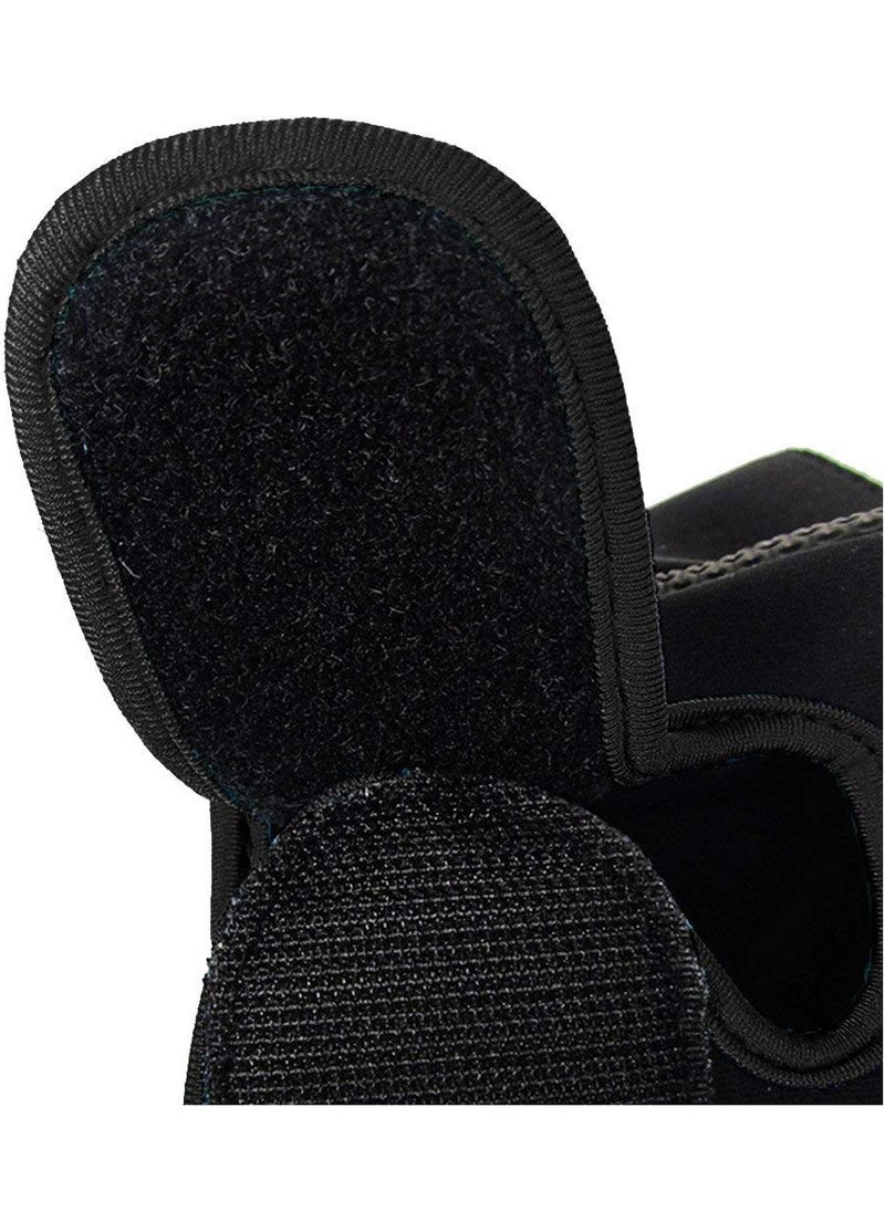 Generic - Half Finger Gloves For GYM Exercise, Weightlifting And Cycling Size XXL, Black - Image 1