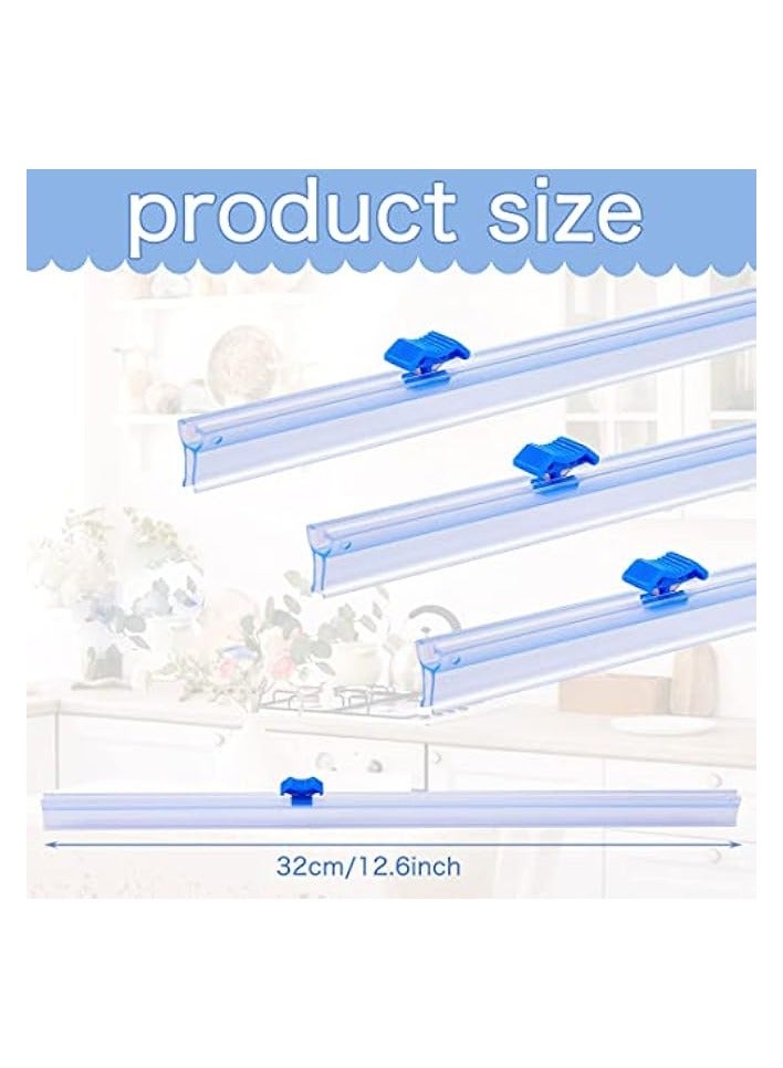erorex Plastic Wrap Cutter, Aluminum Foil and Wax Paper Dispenser, Self Adhesive Two Way Sliding Tool for Aluminum Foil Paper, Replacements for 12.5 Inches Plastic Food Wrap Cutter 6 pcs - Image 2