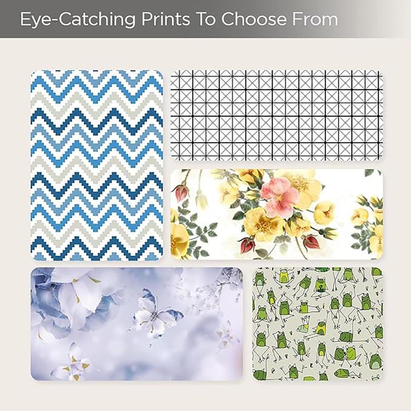 Kuber Industries Shower Curtain & Bathmat Set | Non-Slip Bath mats for Bathroom | Easy-Slide Curtains | Polyester Curtain or Bathmat for Bath Décor | YX0028-3T | 3 Pcs Set | Multicolor - Image 4