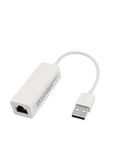 USB 2.0 Ethernet 10/100Mbps RJ45 Network LAN Card Adapter with 3-Port USB Hub – High-Speed Internet Connection for PC, Laptop, and Desktop