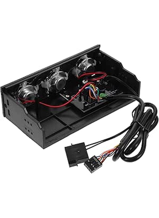 Black Computer Case Front Panel Stereo Speaker Easy Installation - Image 1