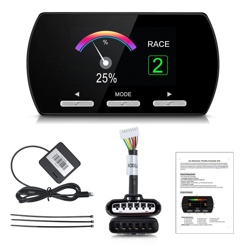 Throttle Response Controller 9 Drive Modes Throttle Controller MAIMEIMI Electronic Racing Accelerator Compatible with Toyota Tacoma FJ Cruiser 4Runner Hilux Fortuner Innova Innova Prius Prado