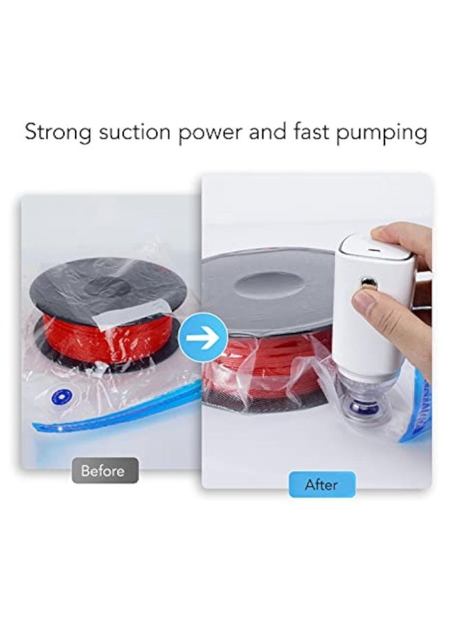 Generic Electric Air Pump, Prtable Electric Pump, Cordless Automatic Vacuum Pump, Rechargeable Battery Powered, Electric Vacuum Compression Pump for Vacuum Storage Bags,Vacuum Travel Bags, Food Vacuum Bags  - Image 3