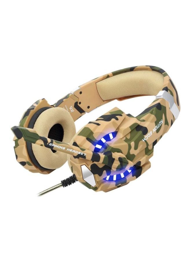 G9600 Wired Gaming Headset With Boom Mic For PlayStation 4 - Image 2