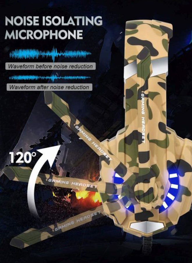 G9600 Wired Gaming Headset With Boom Mic For PlayStation 4 - Image 5