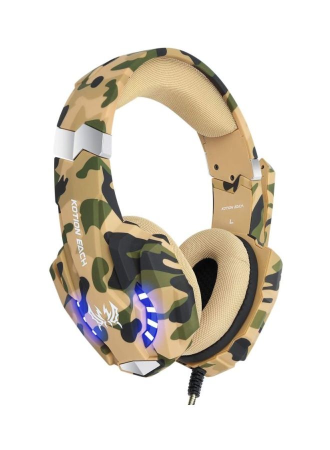 G9600 Wired Gaming Headset With Boom Mic For PlayStation 4 - Image 3