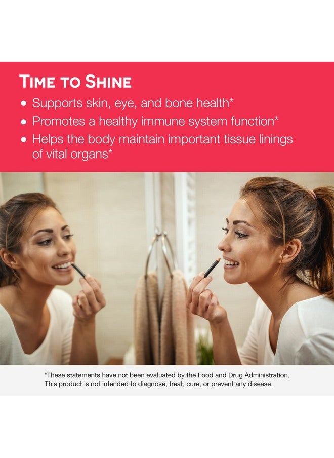 EZ Melts - Vitamin A 5000 Iu As Retinol Supplements Dissolvable Vitamin A Supplement To Support Immune Skin & Eye Health Vegan Vitamin A Supplements Retinol Vitamin A Tablets With Zero Sugar - Image 1