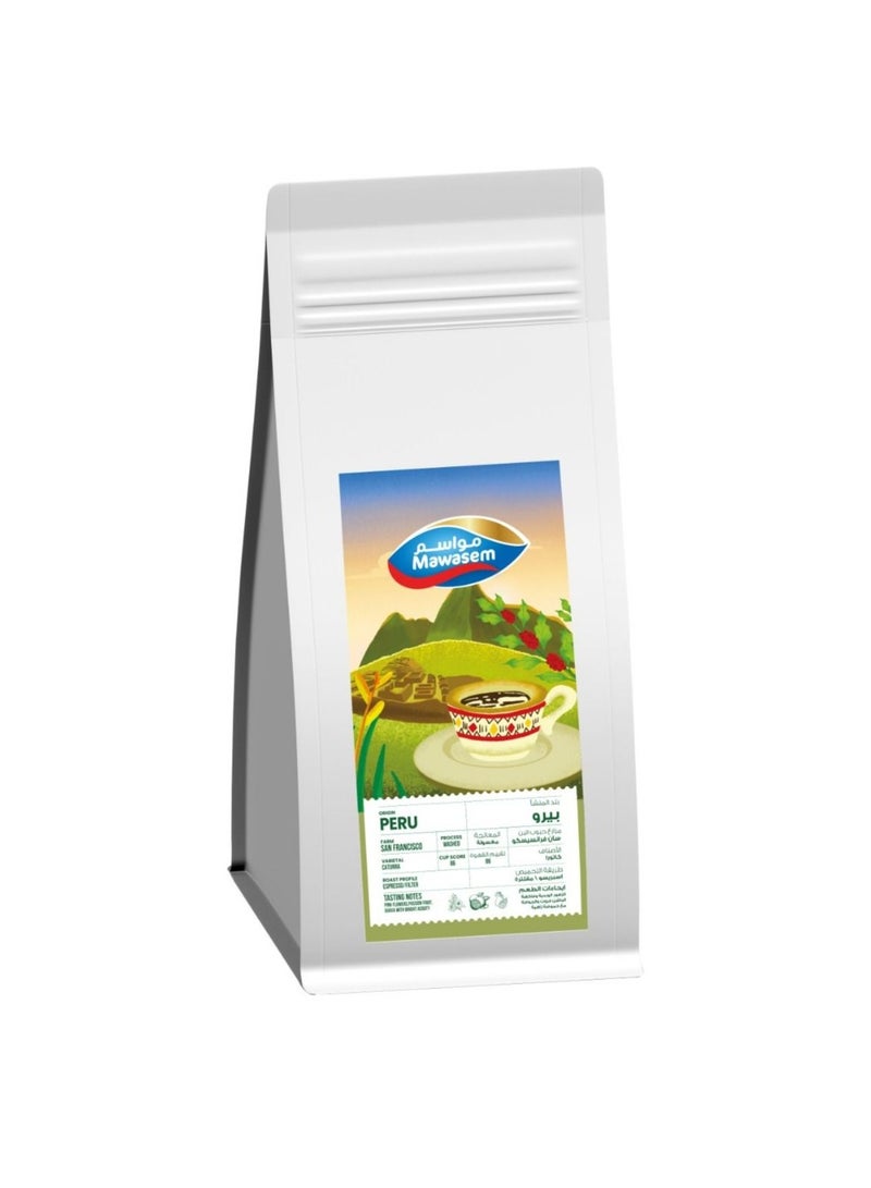 MAWASEM Specialty Coffee Beans - Peru San Francisco 1Kg - Image 1