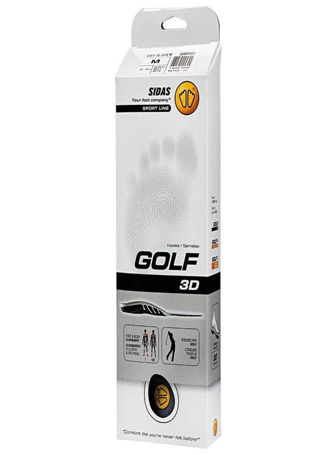 Sidas Golf 3D Insoles, Gray, Medium (Mens-7 to 8/Womens-8 to 9) - Image 4