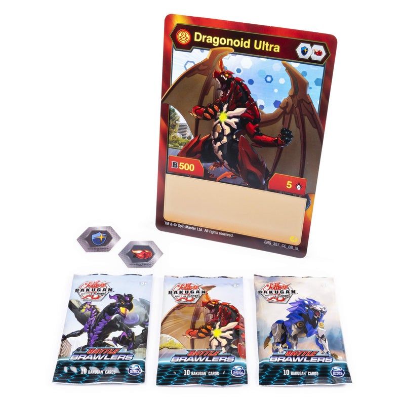Bakugan, Deluxe Battle Brawlers Card Collection with Jumbo Foil Dragonoid Card, for Ages 6 and Up - Image 2