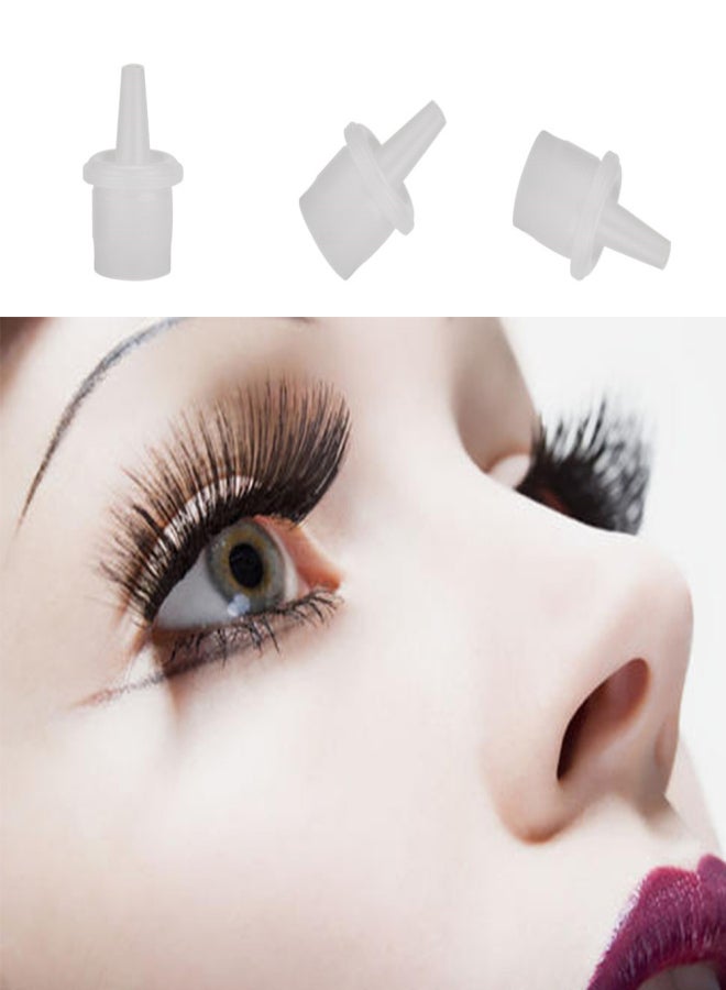 10pcs Eyelash Glue Bottle Plug Blocking Cap Eyelash Extensions Tools Makeup Tool for Beauty Salon Use - Image 2