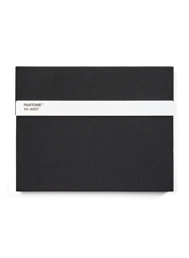 Pantone Creative Unlined Notebook with Pencil – Ideal for Ideas & Doodles – Black - Image 1