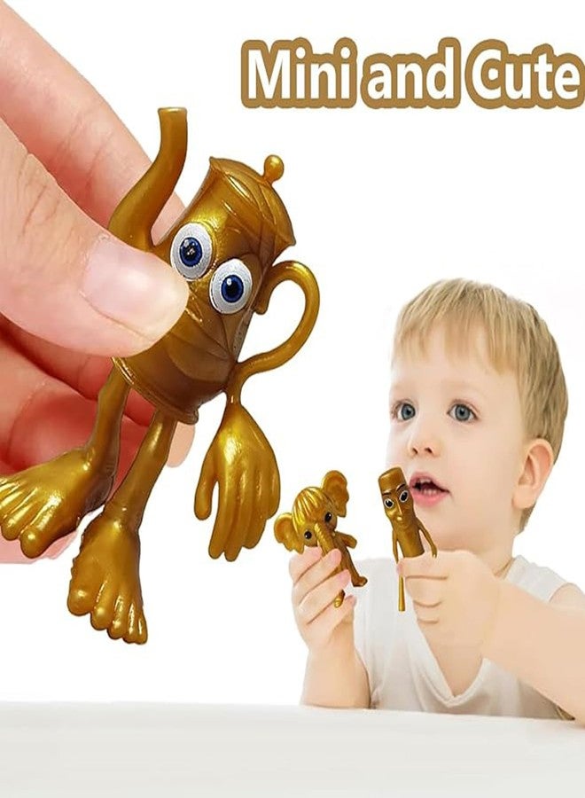 BdelrinQue 6pcs Golden Italian Brainrot Toys, Brainrot Toys Set for Collectors and Gift Giving, Tung Tung Tung Sahur Toy Elegant Desktop Decor Inspired by Ancient Legends - Image 4