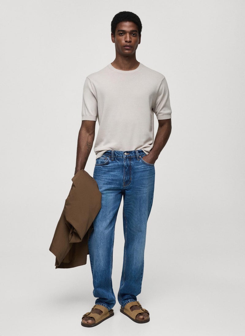 Mango Man Bob Straight Fit Jeans  - Image 4
