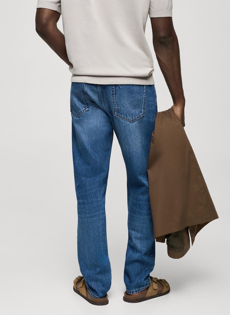 Mango Man Bob Straight Fit Jeans  - Image 2