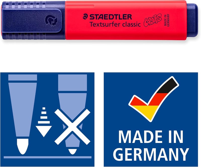 STAEDTLER Textsurfer Classic Highlighter Set - Magenta Pack of 10 - Image 4