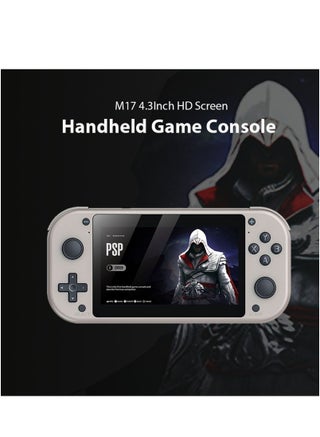 M17 Handheld Game Console with 4.3-Inch HD Display – Retro Gaming Device with Built-in Simulators for PSP, GBA, NES, CPS, and More – Preloaded Classic Video Games – Portable Mini Console with Save/Load Function, TV Output, Long Battery Life - pzsku/ZD482A00A0D225702F1B3Z/45/1751111717/90c9e542-6d6f-49f9-a9e1-9ce7e518f566