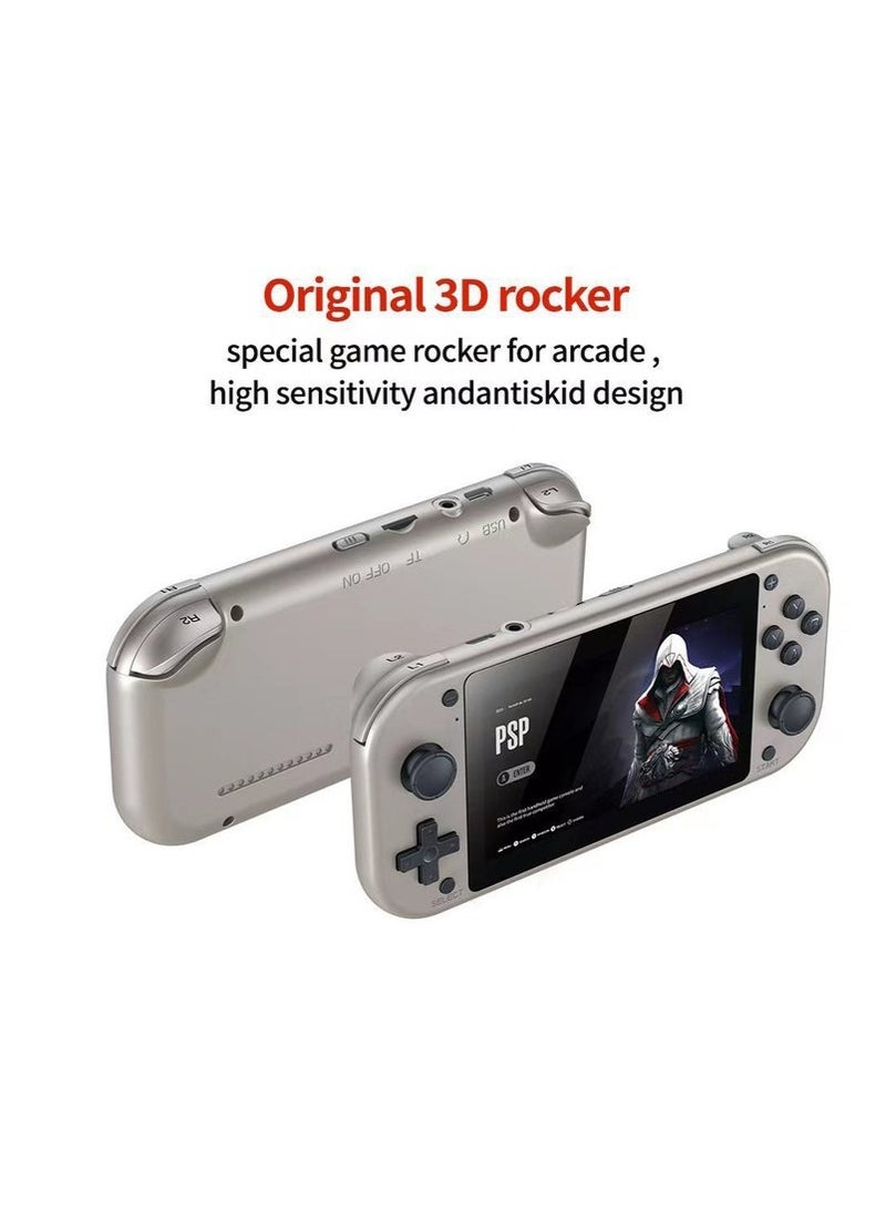 M17 Handheld Game Console with 4.3-Inch HD Display – Retro Gaming Device with Built-in Simulators for PSP, GBA, NES, CPS, and More – Preloaded Classic Video Games – Portable Mini Console with Save/Load Function, TV Output, Long Battery Life