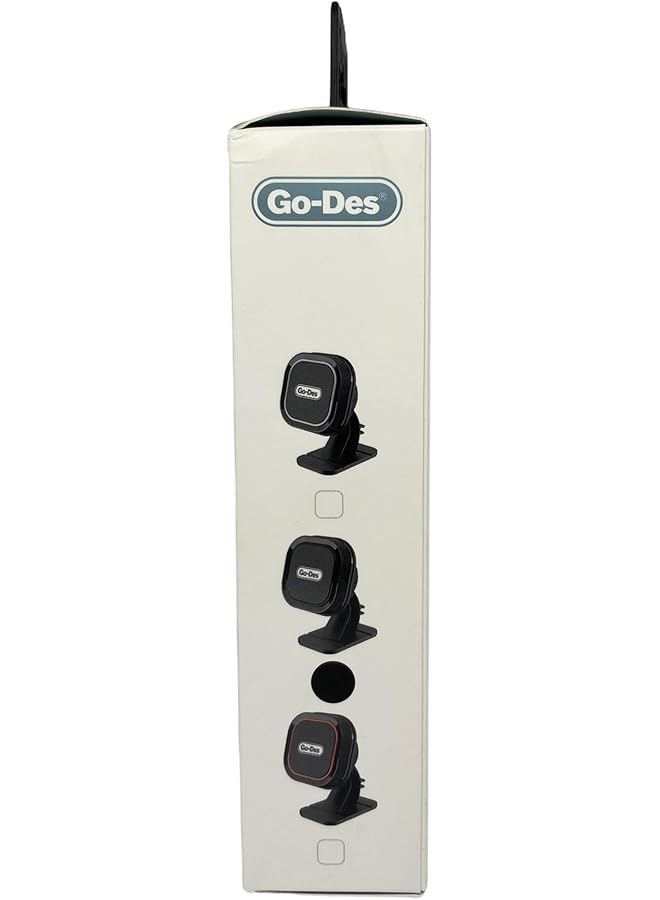 Go-Des 360 Rotation Magnetic Mobile Phone Car Holder For Mobiles, Tablets And Ipads (Hd-668) - Image 2