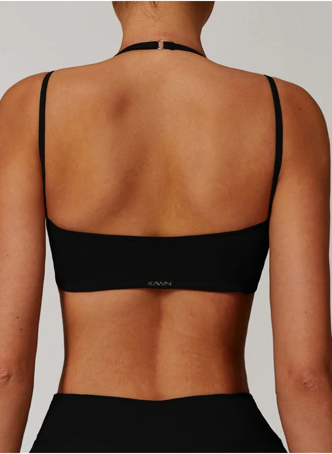 KAWN.YOGA Womens Double Straps Sports Bra