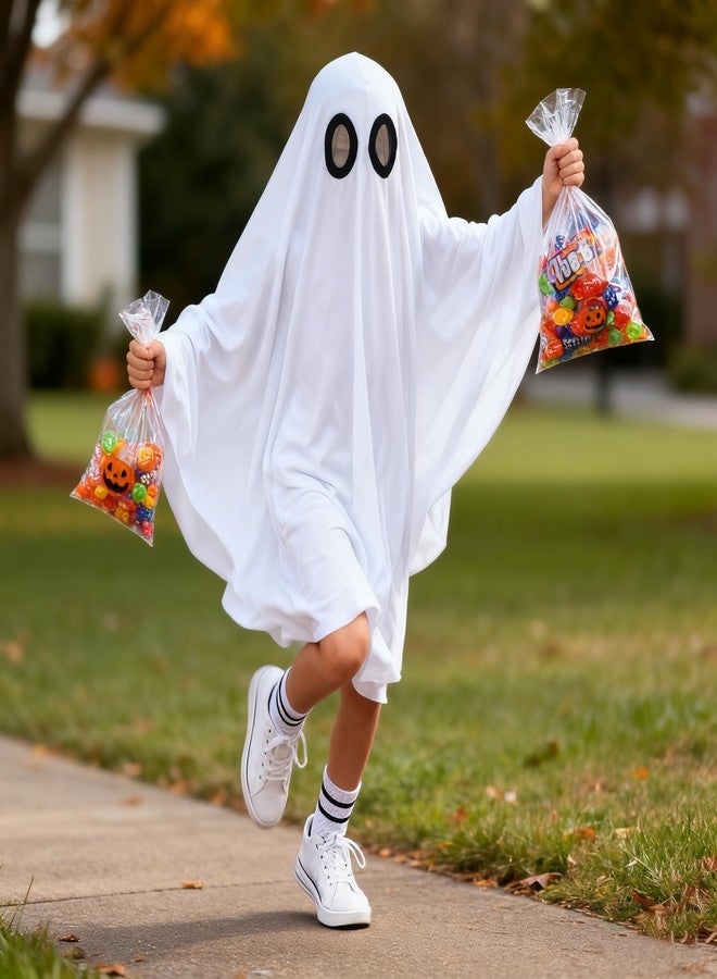 HOMELEX Kid Ghost Costume Boy Spooky Gown Girl Halloween White Dress Cosplay - Image 2